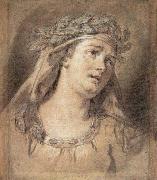 Jacques-Louis  David Sorrow Sweden oil painting artist